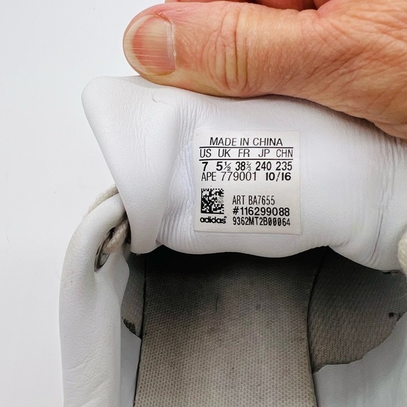 ADIDAS STAN SMITH WOMENS COLORFUL FLORAL & FRUITY LACE UP LEATHER SNEAKERS SZ 7 - Picture 9 of 15